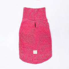 Suéter Fauna Listrado Vermelho