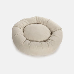 Cama Pacco Nala Boucle Off White Redonda