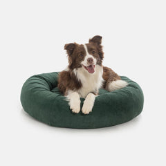 Cama Pacco Nala Boucle Verde Redonda