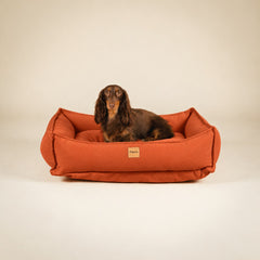 Cama para cachorro Nature Laranja, tecido 100% algodão — vista 1