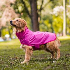 Capa de Chuva para Cachorro Lotus Pink