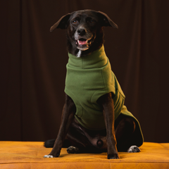 Fleece Pacco Verde Musgo