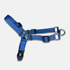 Peitoral para Cachorro Anti Puxão Aquarela Azul Marinho