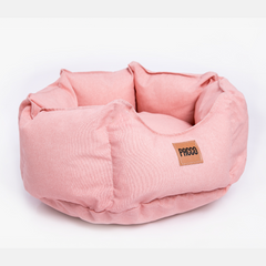 Cama para Cachorro/Gato Impermeável Ninho Ecotec Lisa Rosa