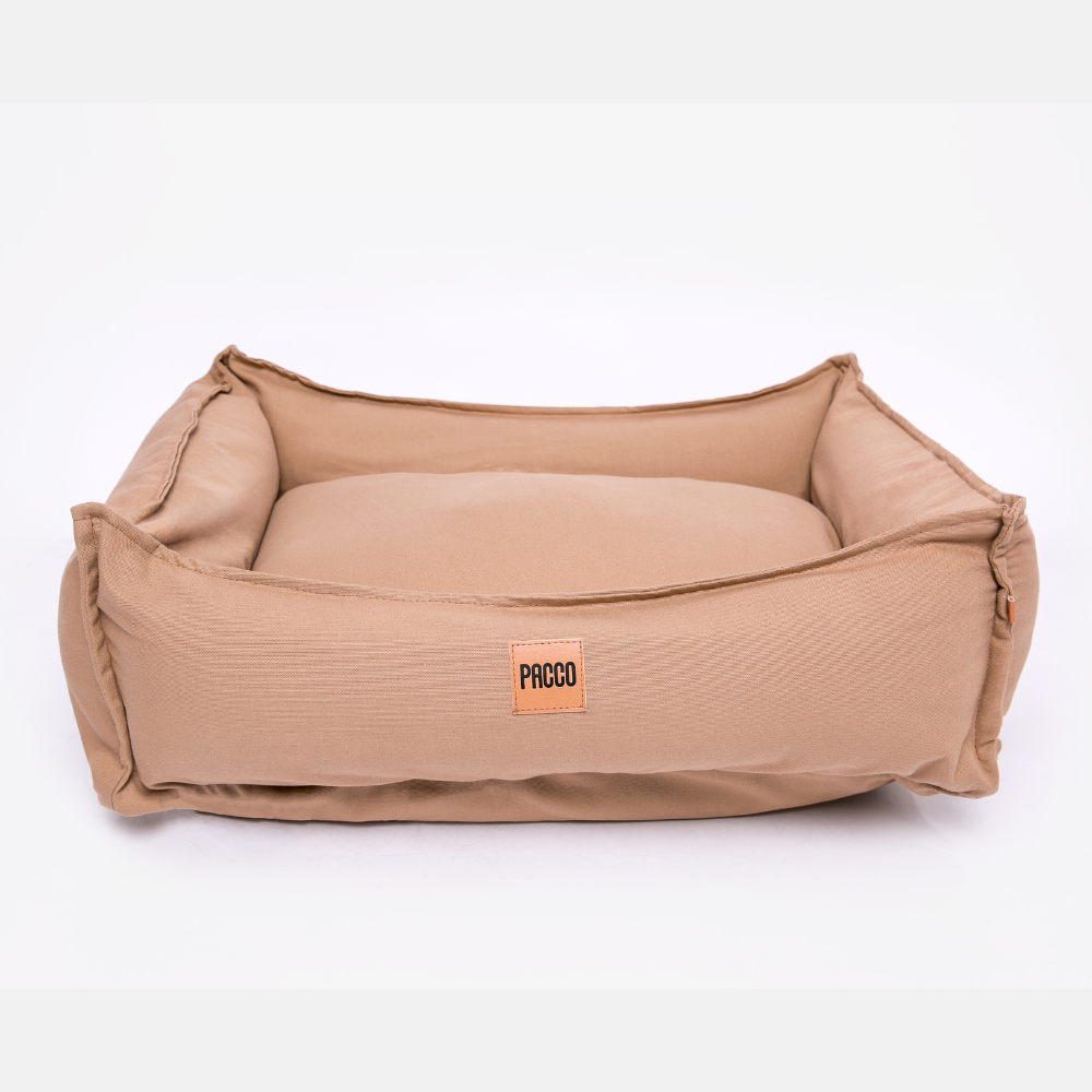 Cama para Cachorro Nature Bege - 100% Algodão