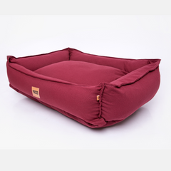 Cama para Cachorro Nature Merlot - 100% Algodão