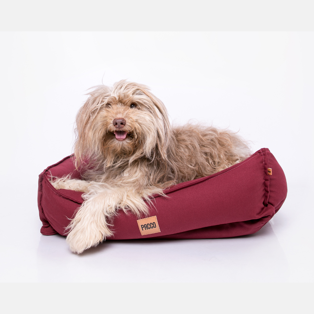 Cama para Cachorro Nature Merlot - 100% Algodão