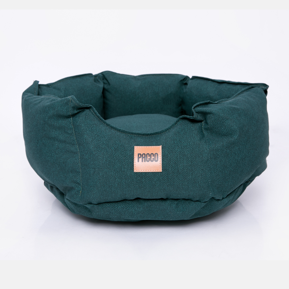 Cama para Cachorro/Gato Impermeável Ninho Ecotec Lisa Verde