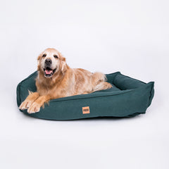 Cama para Cachorro Impermeável Ecotec Lisa Verde