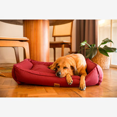 Cama para Cachorro Nature Merlot - 100% Algodão