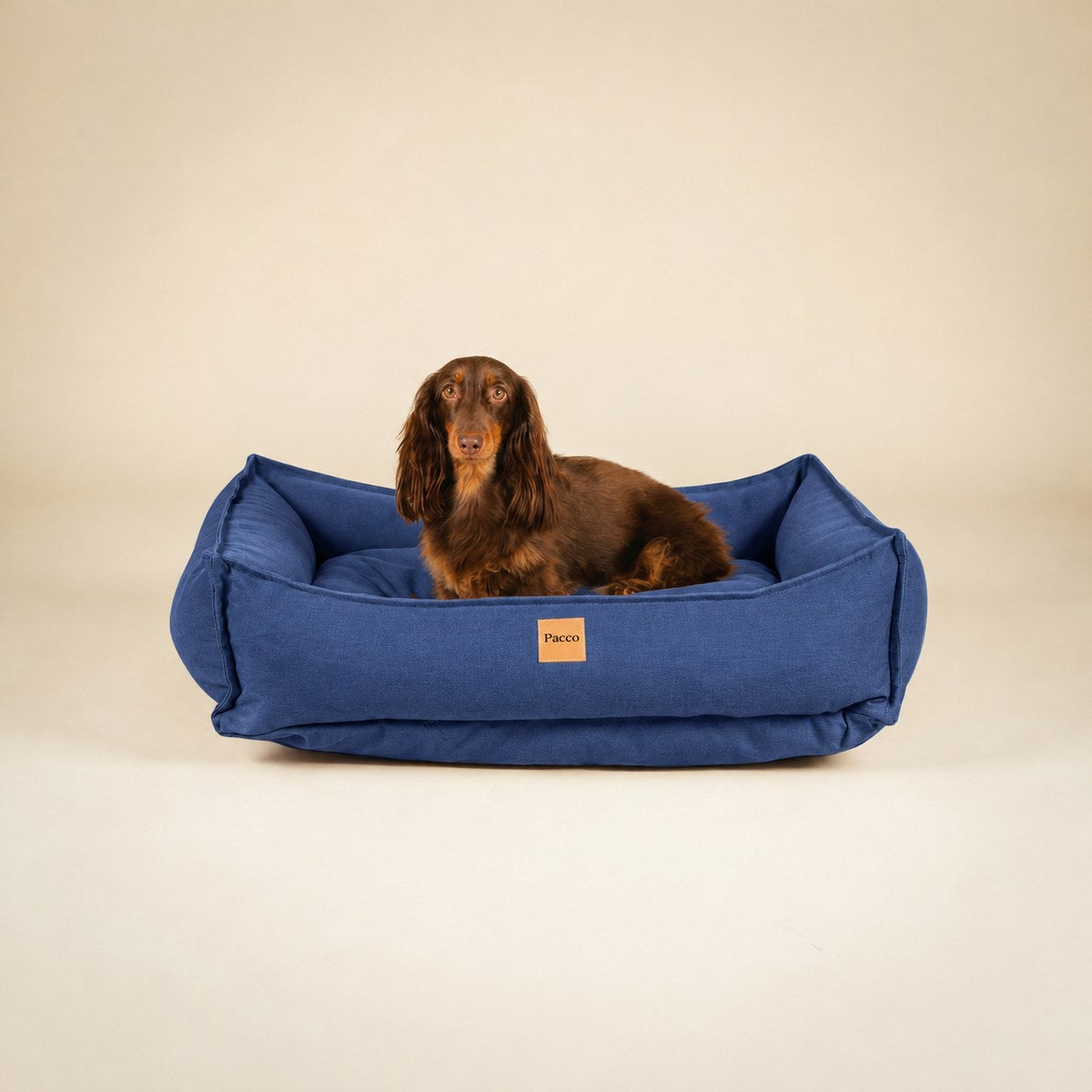 Cama para cachorro Nature Azul, tecido 100% algodão — vista 1
