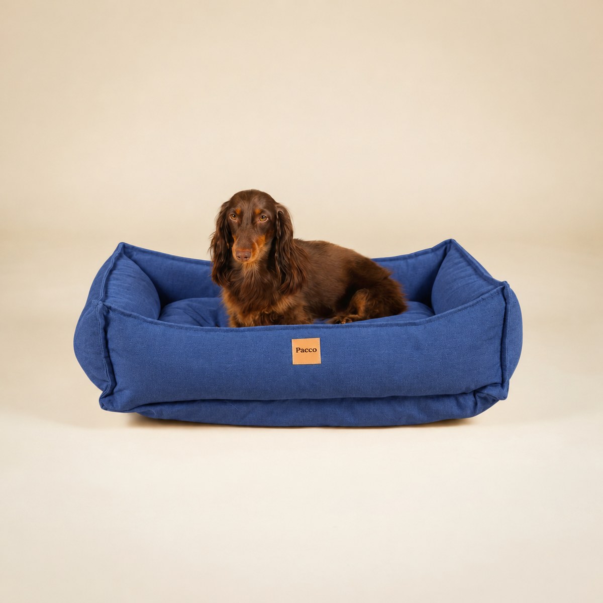 Cama para cachorro Nature Azul, tecido 100% algodão — vista 3