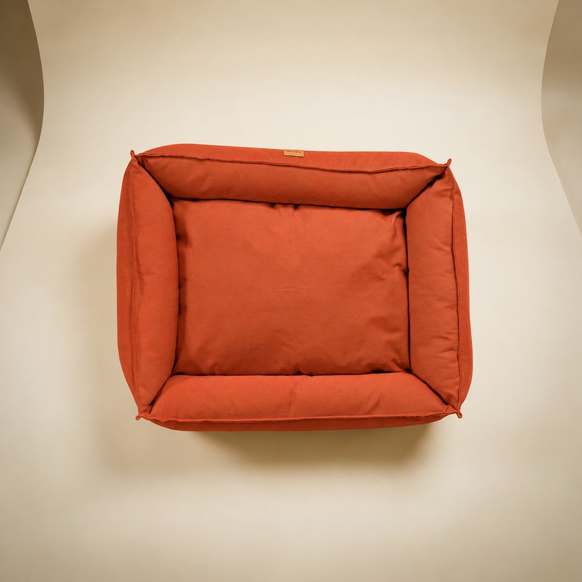 Cama para cachorro Nature Laranja, tecido 100% algodão — vista 4