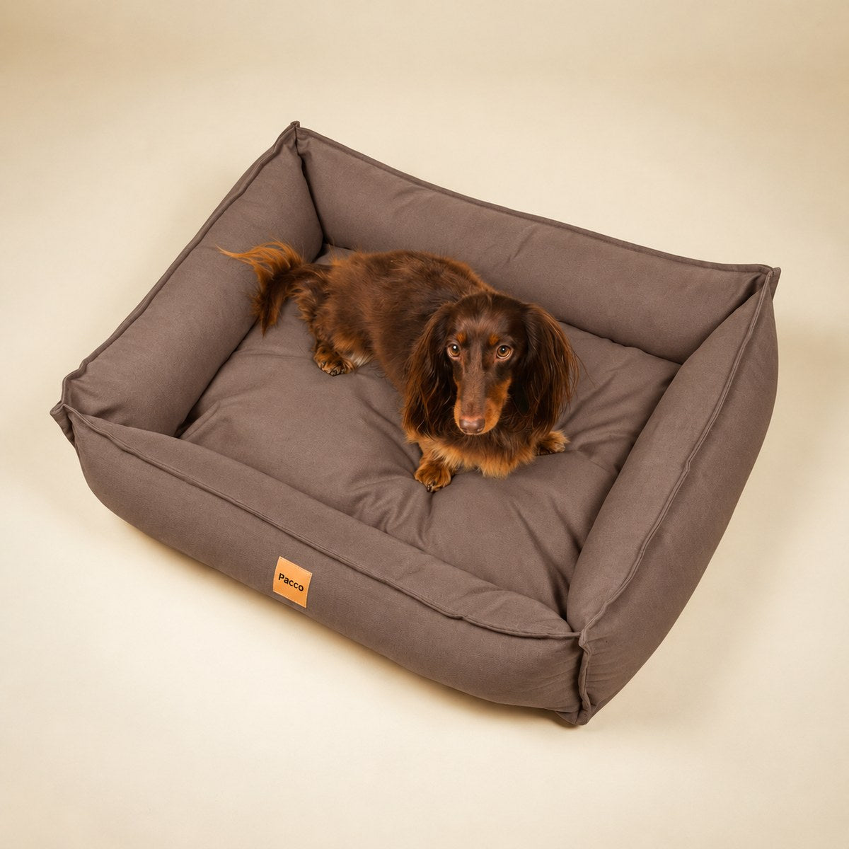 Cama para cachorro Nature Marrom, tecido 100% algodão — vista 2