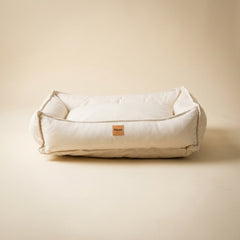 Cama para cachorro Nature Off White, tecido 100% algodão — vista 3