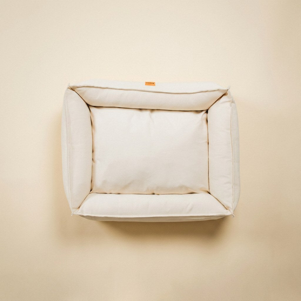 Cama para cachorro Nature Off White, tecido 100% algodão — vista 4