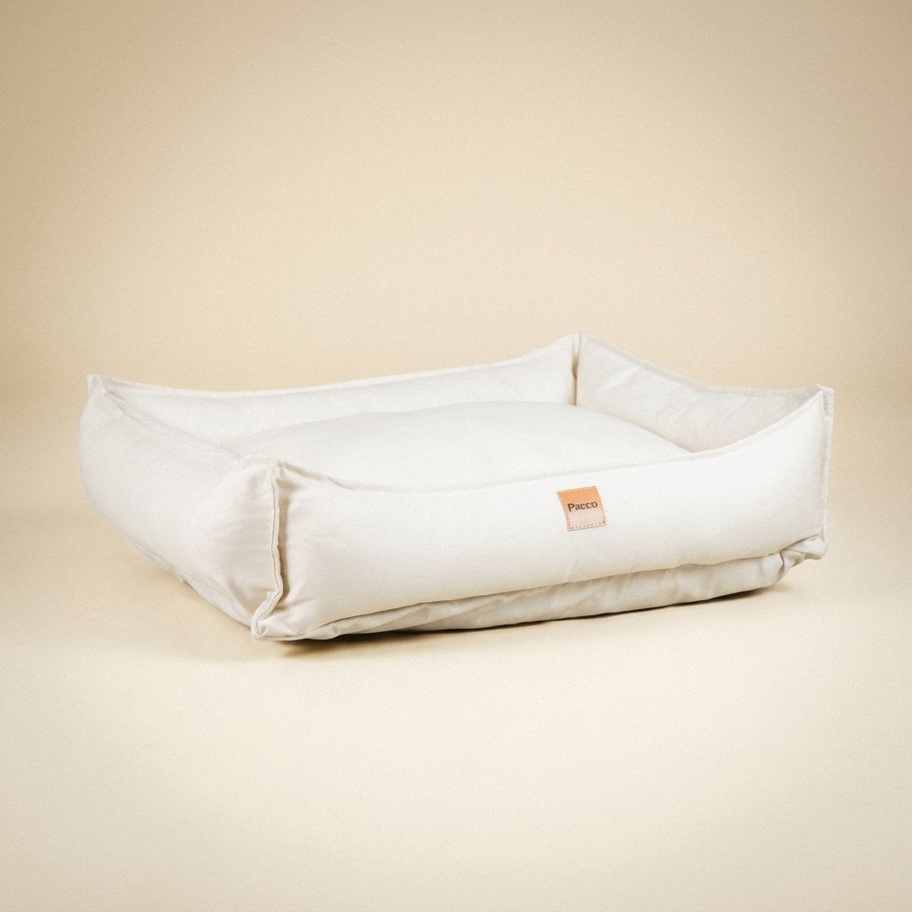 Cama para cachorro Nature Off White, tecido 100% algodão — vista 6