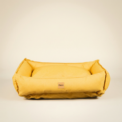 Cama para cachorro Ecotec Amarelo Solar, tecido resistente à água — vista 2