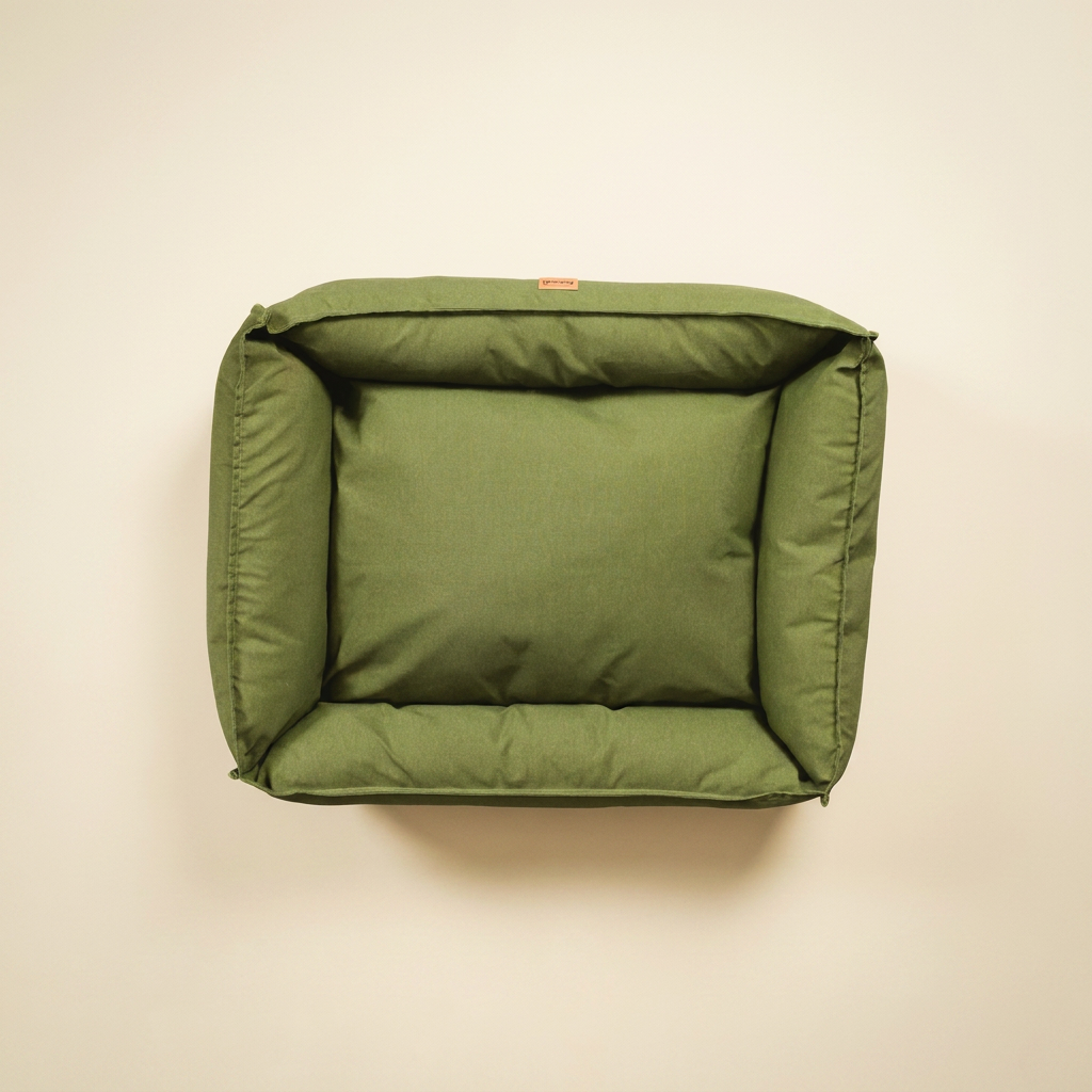 Cama para cachorro Ecotec Verde Bosque, tecido resistente à água — vista 6