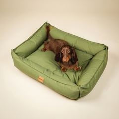 Cama para cachorro Ecotec Verde Bosque, tecido resistente à água — vista 4