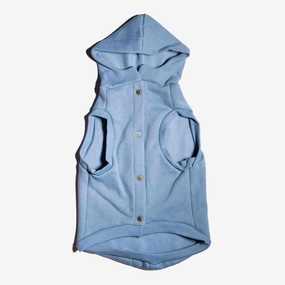 Roupa para Cachorro Moletom Vento Sul Azul Denim