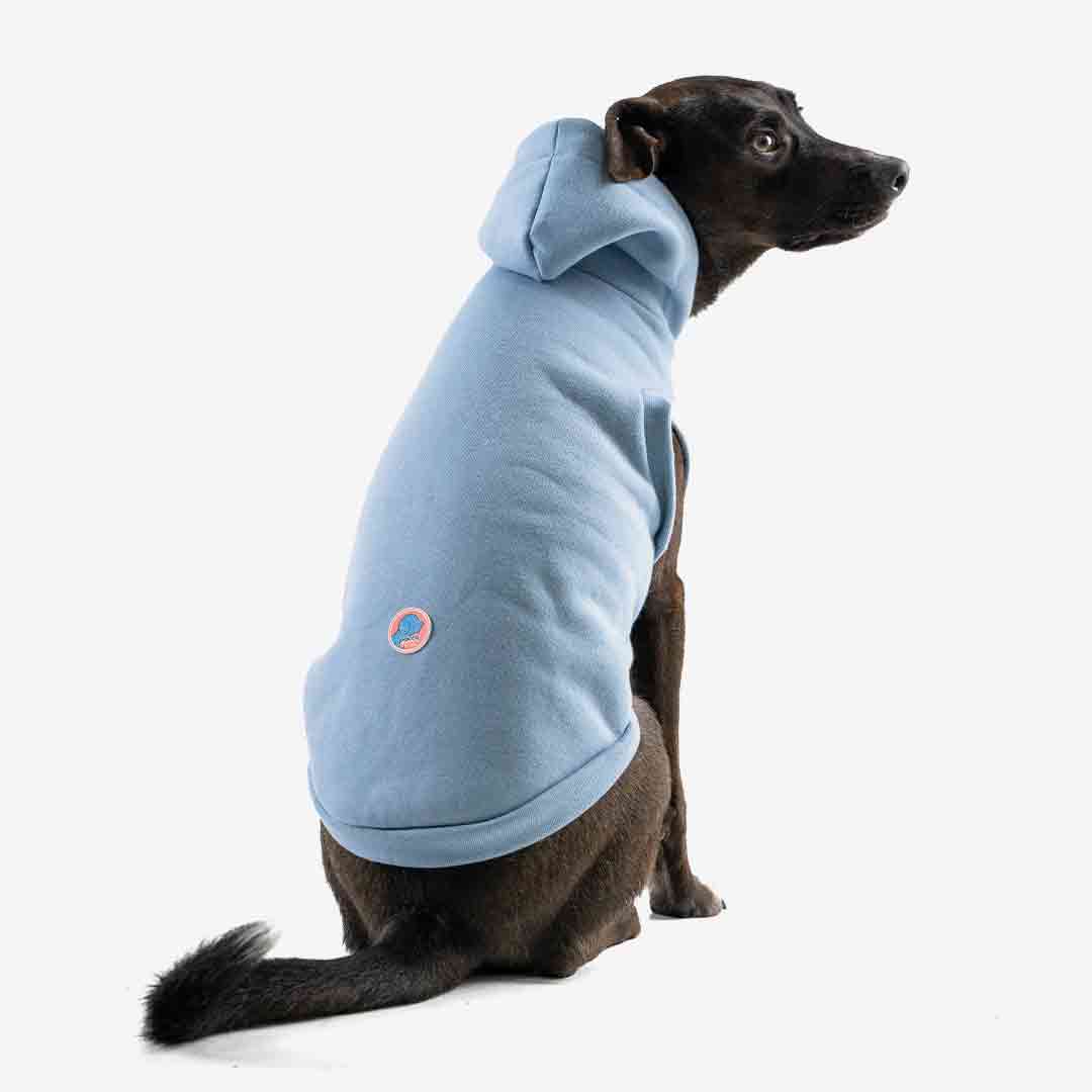 Roupa para Cachorro Moletom Vento Sul Azul Denim