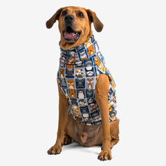 Roupa para Cachorro Suéter Fauna Silvestre Azul Escuro