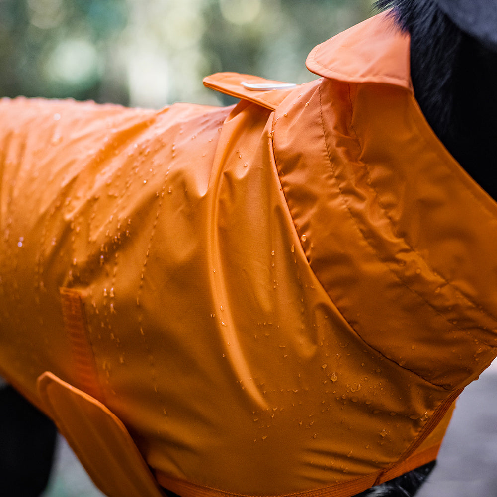 Capa de Chuva para Cachorro Lotus Laranja